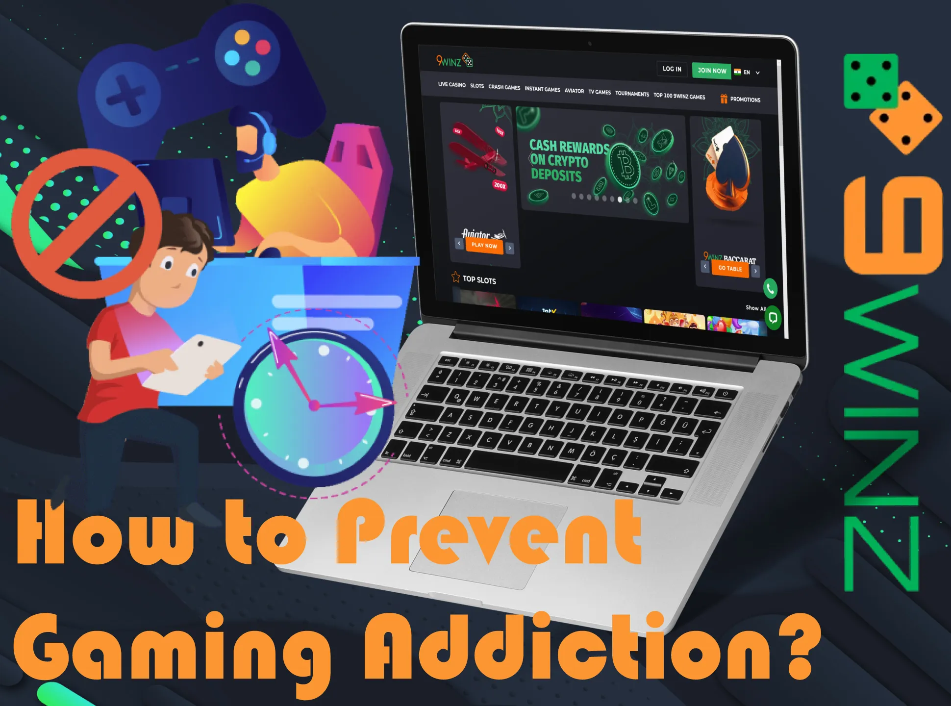 Prevent gaming addiction with 9winz simple tips.