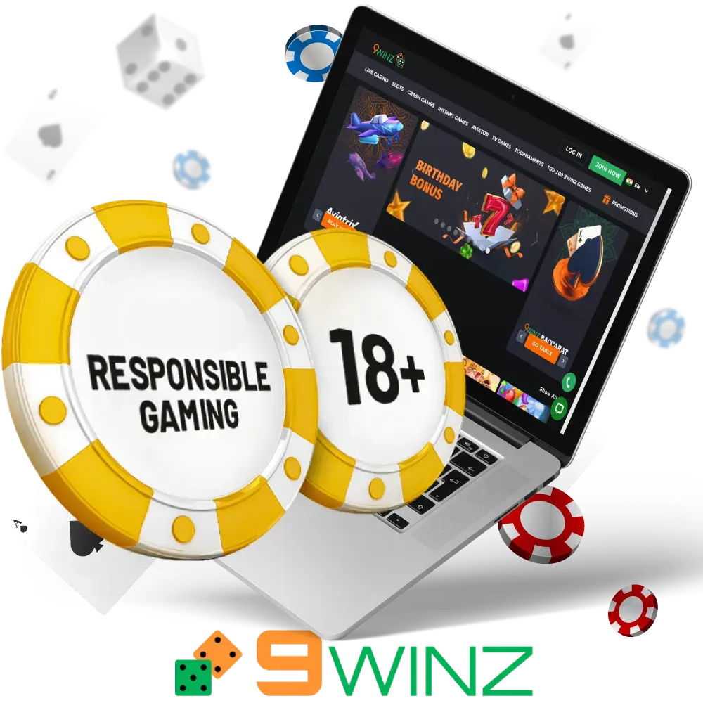 Be prepared for playing casino games at 9winz.