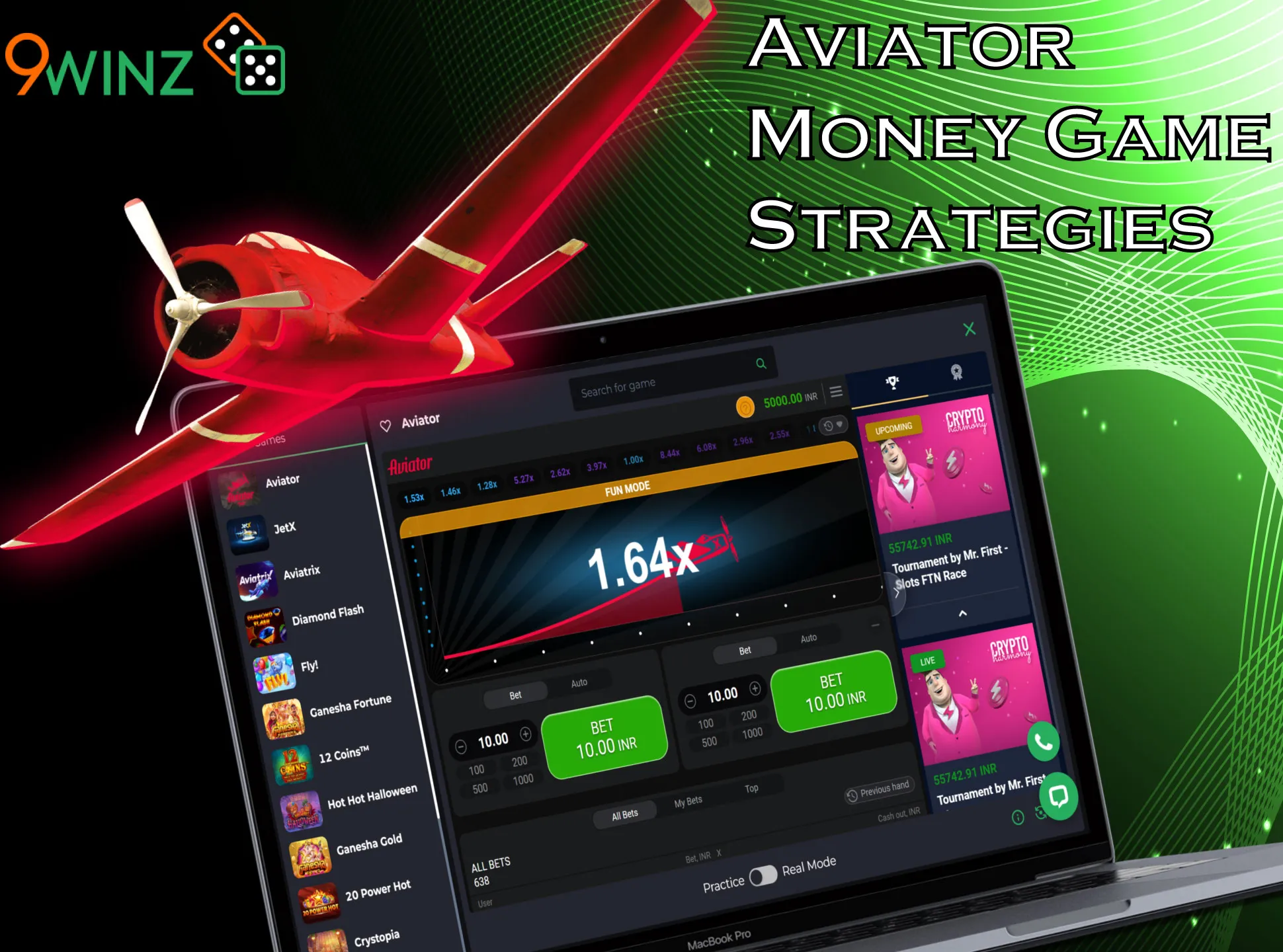 Follow these strategies to win Aviator game.