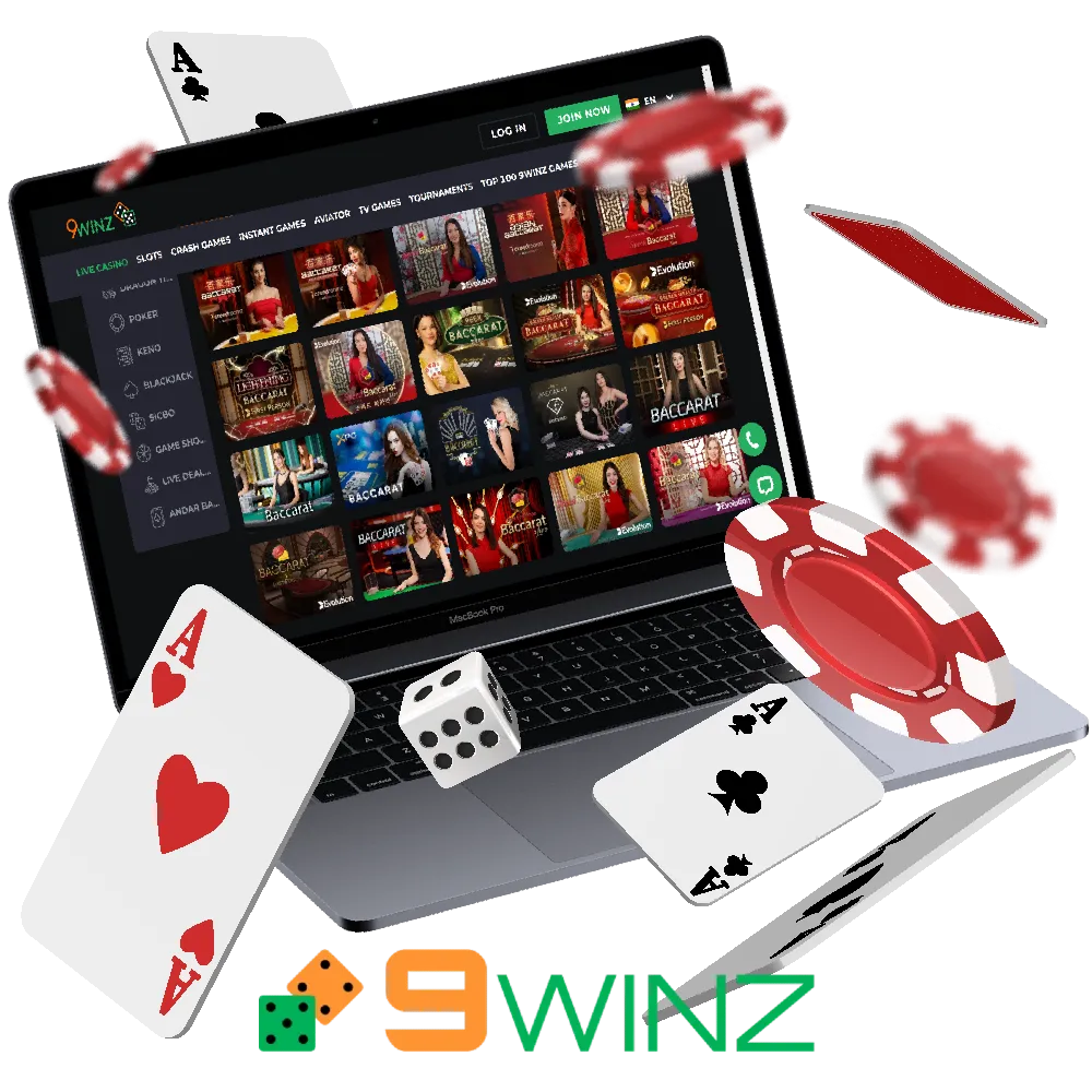 Play famous Indian casino game at the 9winz casino.