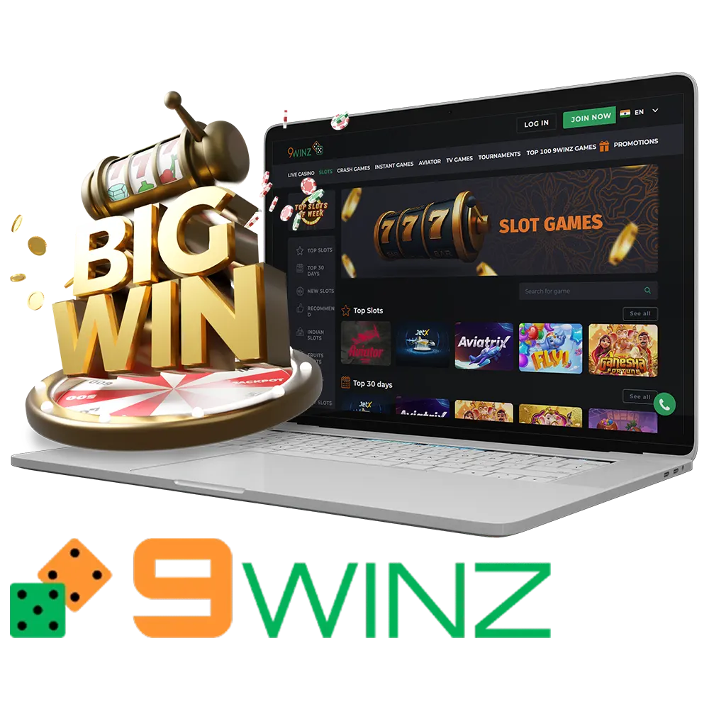Try new slot games at the 9winz casino.