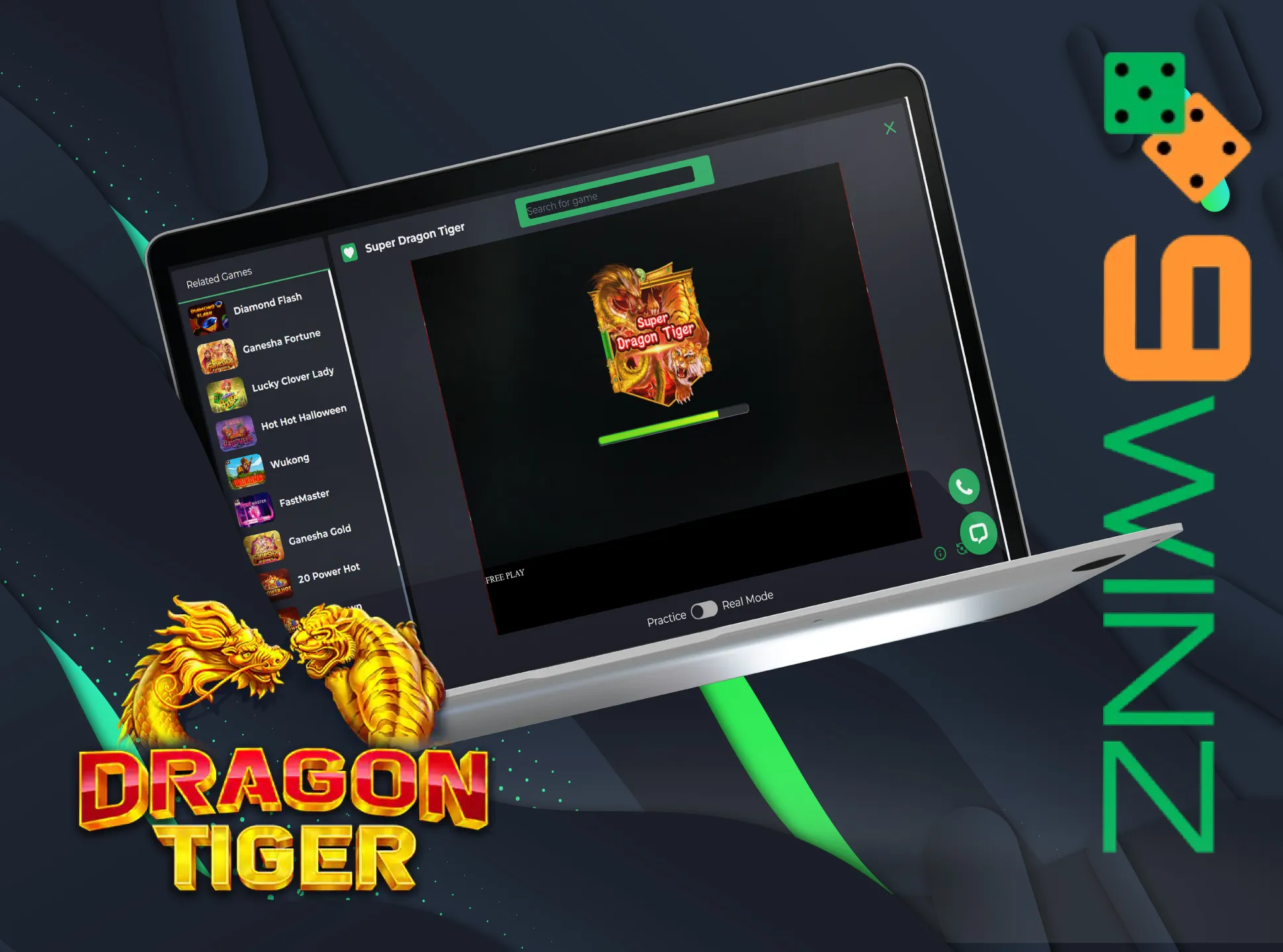 With 9Winz, find out what the game Dragon Tiger is.