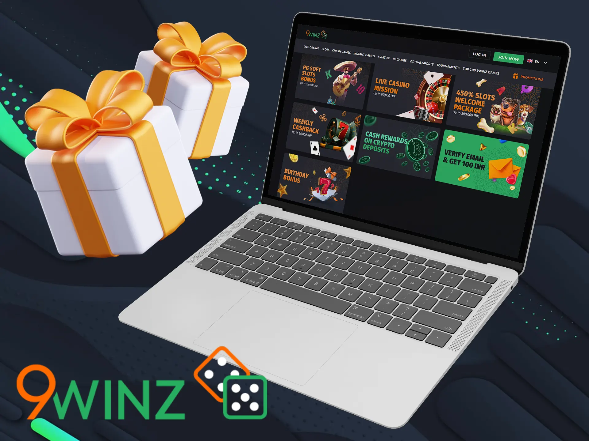 Get your 9winz instant games bonus after playing instant games.
