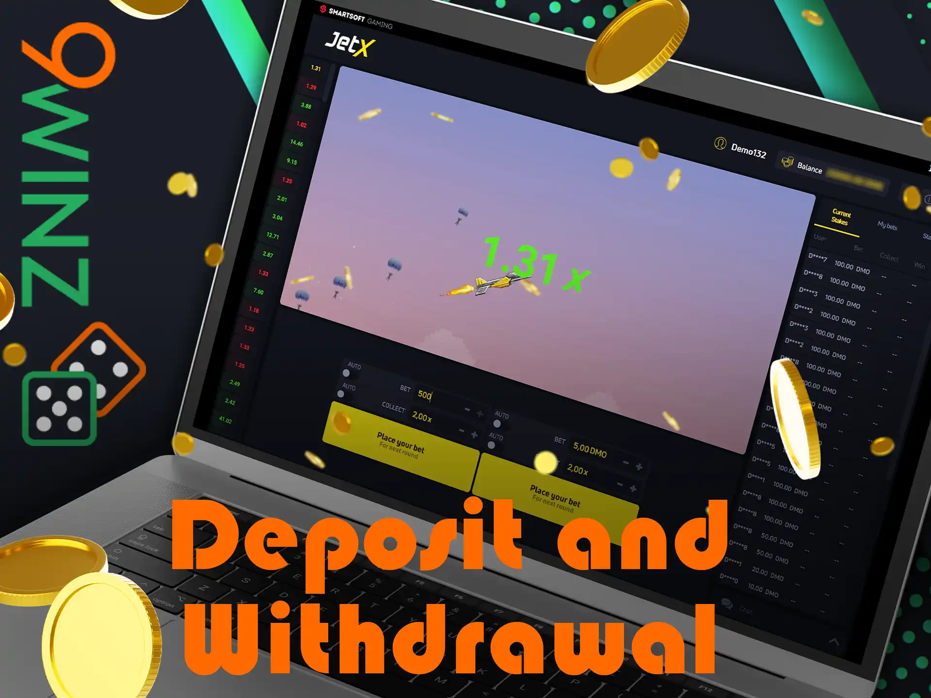 With a variety of payment methods, players can make deposits and withdrawals to 9Winz quickly and easily.