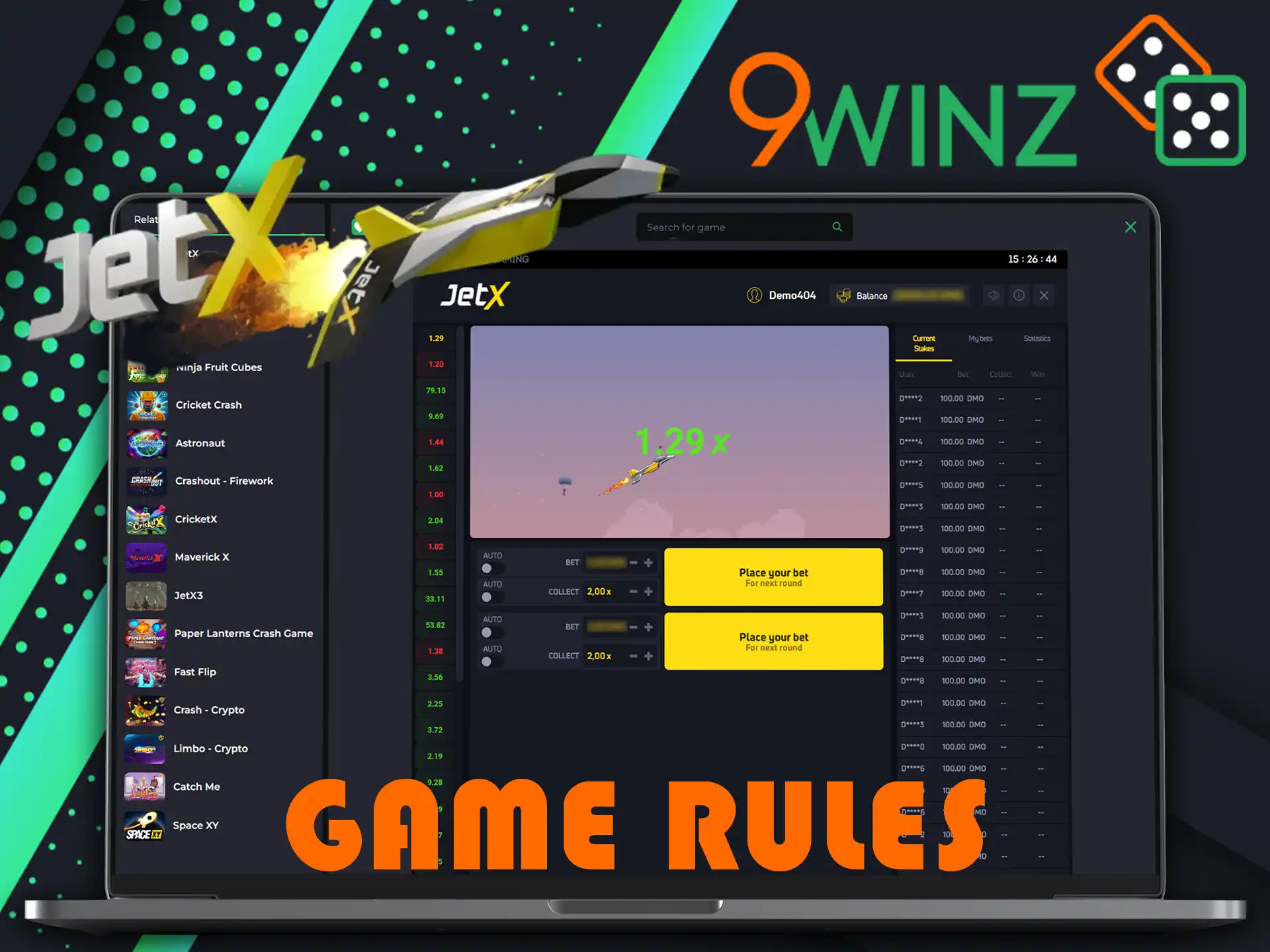 Before you start playing JetX, you should familiarize yourself with the rules of the game.