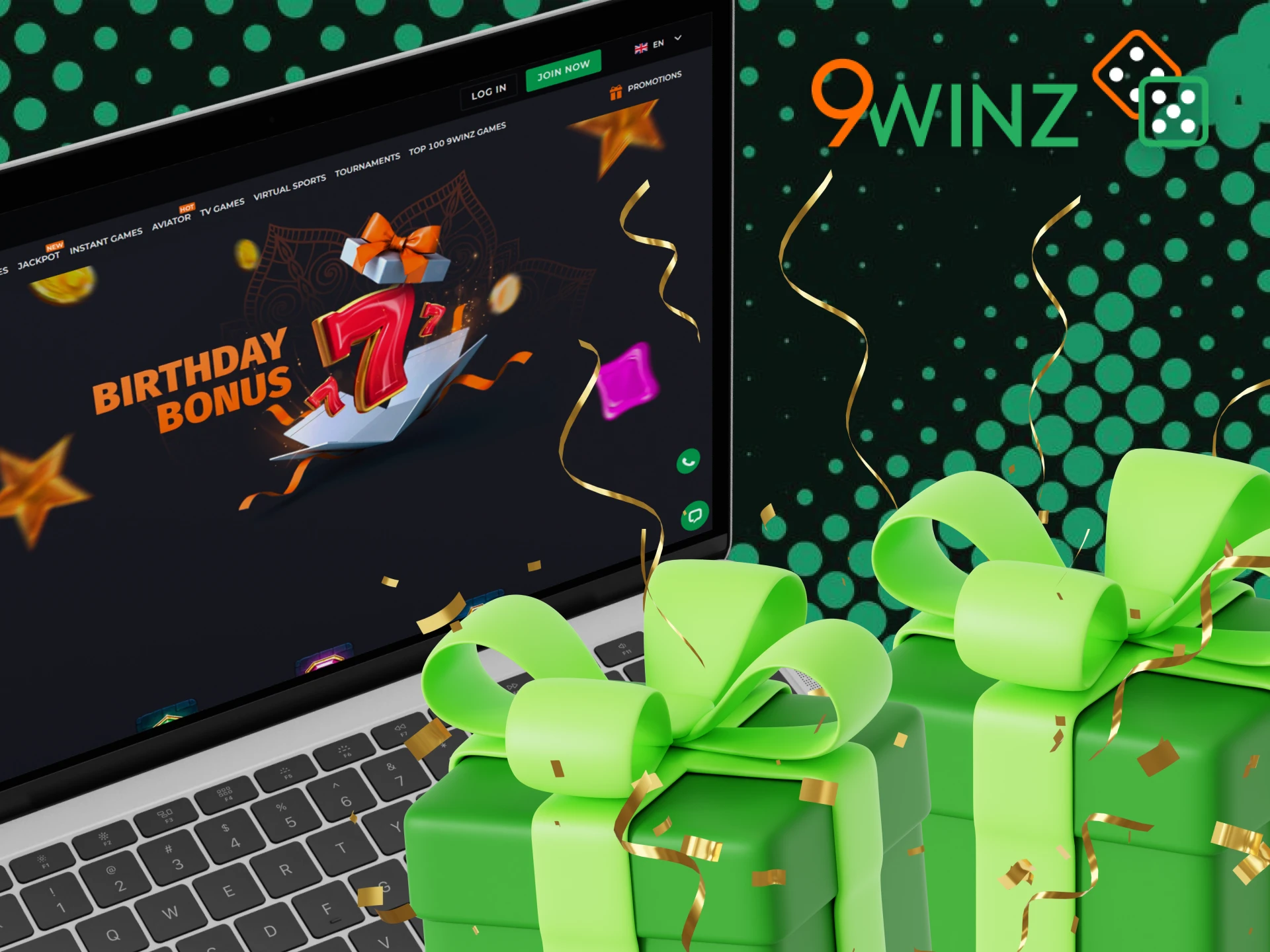 After verification at 9Winz casino, you can count on a Birthday bonus.